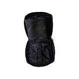 Мініатюрна жовта ампульниця на 18 комірок,  військова медична тактична на 18 ампул Стохід на липучці для бойових медиків ЗСУ, фото 3