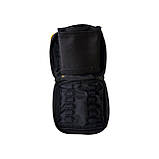 Мініатюрна жовта ампульниця на 18 комірок,  військова медична тактична на 18 ампул Стохід на липучці для бойових медиків ЗСУ, фото 4