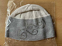 Красивая женская осенне-весенняя шапка Madlen Kamea Польша.