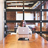 Прихована подвійна розетка вбудована в стільницю висувна + 2 входи USB 2.1 - Чорна Loft, фото 6