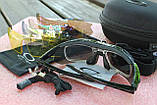Велосипедні окуляри OKLEY black, фото 5