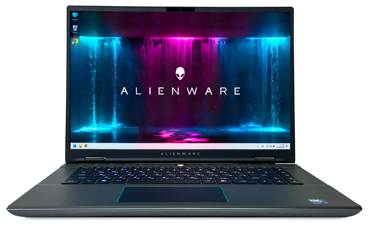 Ноутбук Alienware m16 R2: Core™ Ultra 7 155H / DDR5 32 ГБ / GeForce RTX 4070, 8 ГБ, TGP 140Вт / SSD 1 ТБ / 16" WVA, 240 Гц, фото 1