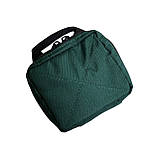 Компактна зелена ампульниця на 18 комірок,  військова медична тактична на 18 ампул Стохід на липучці для бойових медиків ЗСУ, фото 3