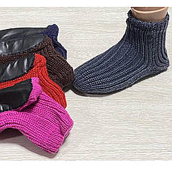 Жіночі та підліткові в'язані шкарпетки з підошвою "Фабричний Китай" Розмір: 36-40 (18120)