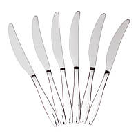 Набір столових ножів 6 штук з нержавіючої сталі 23.5 (см) Срібло HP-8-21