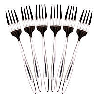 Набір десертних виделок 6 предметів 14 (см) Срібло HP-8-30