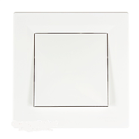 Вимикач У ЗБОРІ одноклавішний білий з рамкою Шнайдер ASFORA (EPH0100121)