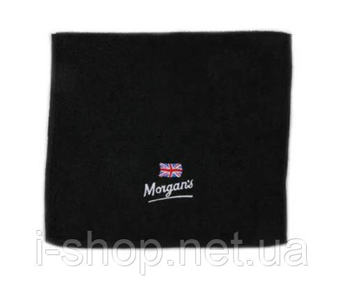 Рушник для гоління Morgan's Embroidered Largel Black Towel, фото 1