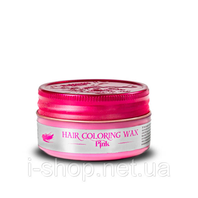 Віск для фарбування волосся рожевий Barbertime Hair Coloring Wax Pink 100ml