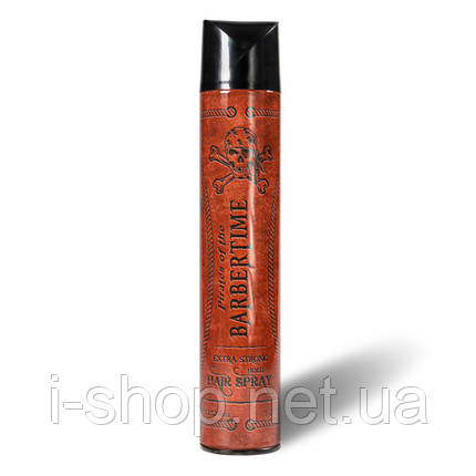 Спрей екстра сильної фіксації Barbertime Hair Spray Extra Strong Hold 400ml, фото 1