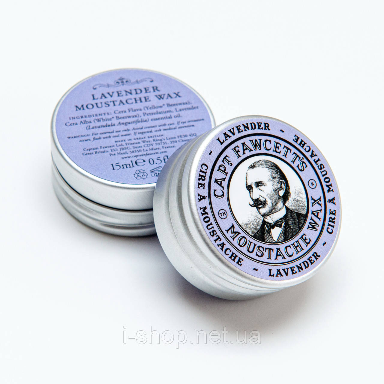 Ароматний віск для вусів Captain Fawcett Lavender Moustache Wax 15ml