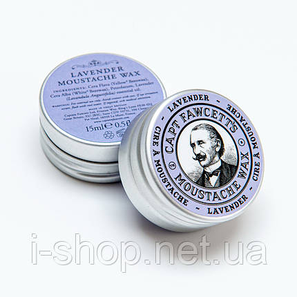 Ароматний віск для вусів Captain Fawcett Lavender Moustache Wax 15ml, фото 1