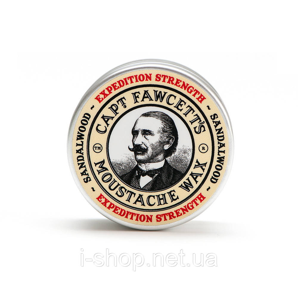 Віск для вусів міцна фіксація Captain Fawcett Expedition Strength Moustache Wax 15ml