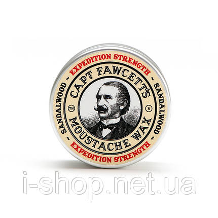 Віск для вусів міцна фіксація Captain Fawcett Expedition Strength Moustache Wax 15ml, фото 1