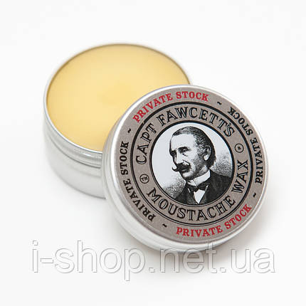 Віск для вусів з приватної колекції Captain Fawcett Private Stock Moustache Wax 15ml, фото 2