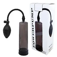 Вакуумна помпа Powerpump ручна для збільшення члена та посилення ерекції 22 см*6,9 см