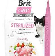 Brit Care Sterilized Sensitive 300г ( з кроликом 52 % )