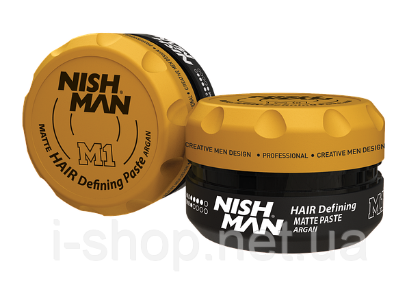 Матова паста для укладання волосся Nishman М1 100ml, фото 1