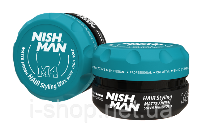 Матова паста для укладання волосся Nishman М4 100ml, фото 1