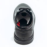 Чоловічі туфлі Mida чорні шкіряні на шнурівці демісезонні 111971(16) розмір 40, фото 6