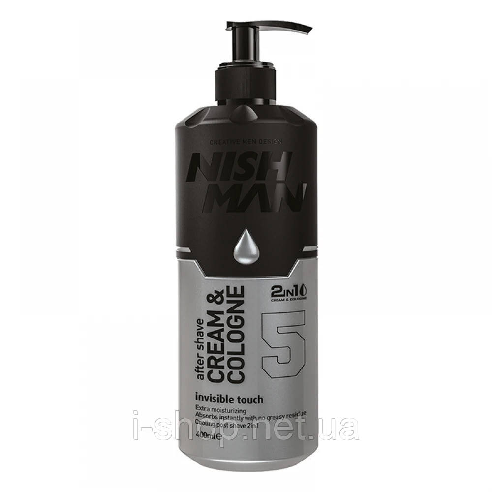 Бальзам-одеколон після гоління Nishman After Shave Invisible Touch 400ml