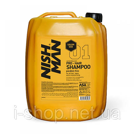 Шампунь для волосся Nishman Pro-Hair Shampoo 5000ml, фото 1