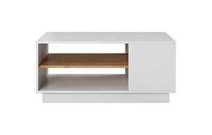 Стіл журнальний Perfect Home 3Д / 3D 100 Білий/дуб крафт золотий (PFH-091043), фото 2