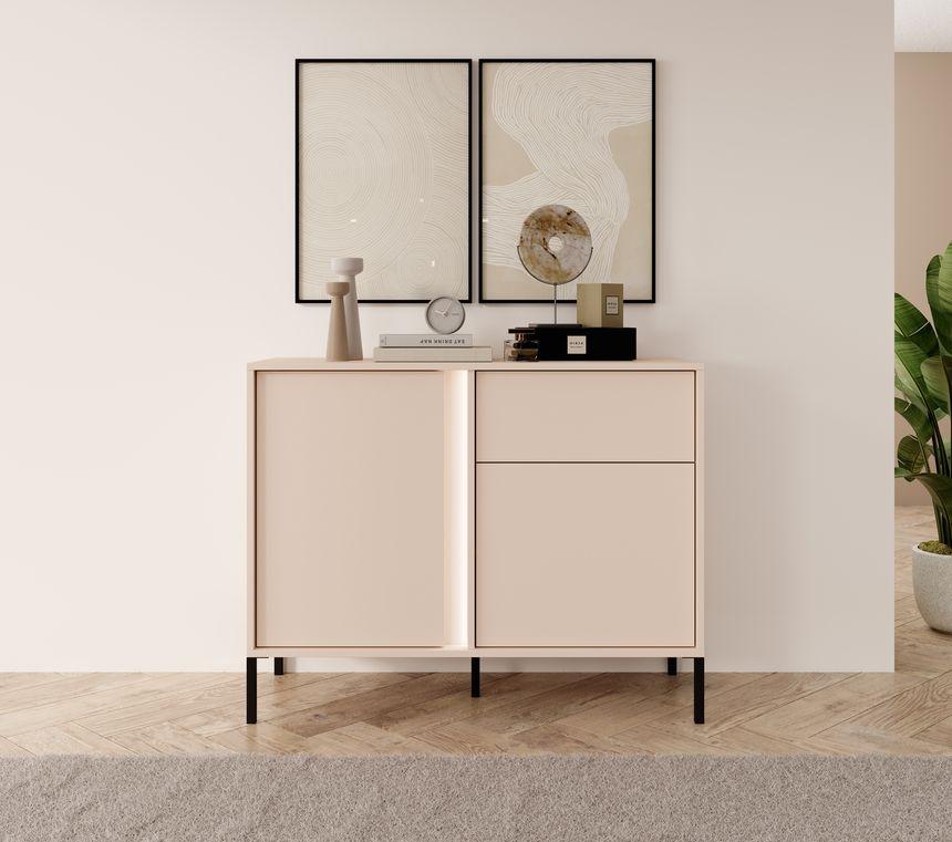 Комод Perfect Home Даст / Dast 2-дверний з 1 шухлядою 2DS/104 Беж (PFH-091006)