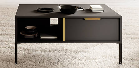 Стіл журнальний Perfect Home Ларс / Lars 97 Антрацит (PFH-091022), фото 1