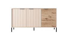Комод Perfect Home Рейв / Rave 3-дверний 3D/153 Беж/вікінг (PFH-091088), фото 2
