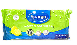 Серветки вологі для підлоги Spargo, Лимон, 20 шт