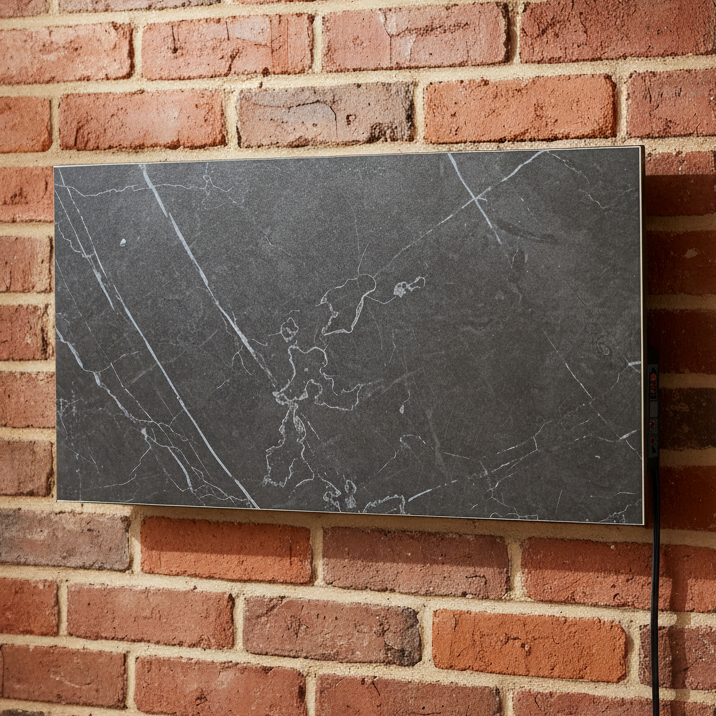 Керамічна панель опалення з програматором Flyme 250PB графіт, фото 1