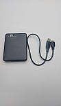 Жорсткий диск SSD мережевий накопичувач Б/У Western Digital WD Elements Portable 1 TB (WDBUZG0010BBK-EESN), фото 3