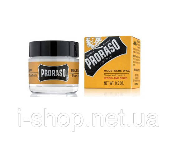 Віск для догляду за вусами Proraso Mustache wax 15ml