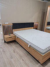 Тумби приліжкові 2 шт. Perfect Home Таллі / Tally з 2 шухлядами 1S/51 Дуб артизан/антрацит (PFH-091098), фото 5