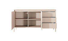 Комод Perfect Home Сенсо / Senso 2-дверний з 3 шухлядами 2D3S/153 Беж (PFH-091107), фото 2