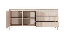 Комод Perfect Home Сенсо / Senso 2-дверний з 3 шухлядами 2D3S/187 Беж (PFH-091108), фото 2