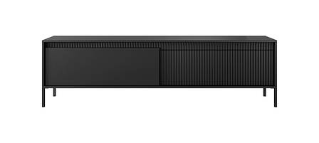 Тумба під телевізор Perfect Home Сенсо / Senso 2-дверна 2D/187 Чорний (PFH-091138), фото 1