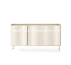 Комод Perfect Home Левел / Level 3-дверний з 3 шухлядами 3D3S/153 Беж/дуб сканді (PFH-091155), фото 4