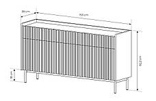 Комод Perfect Home Левел / Level 3-дверний з 3 шухлядами 3D3S/153 Беж/дуб сканді (PFH-091155), фото 5