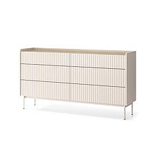 Комод Perfect Home Левел / Level з 6 шухлядами 6S/153 Беж/дуб сканді (PFH-091156), фото 4