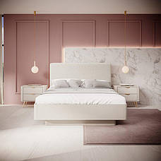 Ліжко (каркас) Perfect Home Ланте / Lante 160 з м'яким ізголів'ям Беж (PFH-091125), фото 5