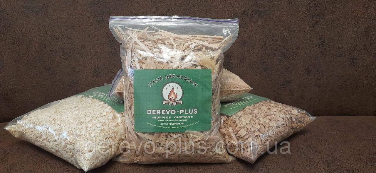 Стружка-соломка для розпалу вогнища, каміна, мангалу, печі або гриля., фото 1