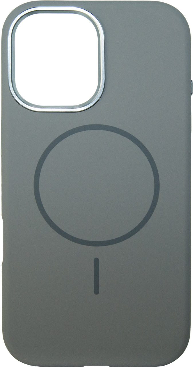 Накладка iPhone 17 Liquid Silicone Case Metal Camera