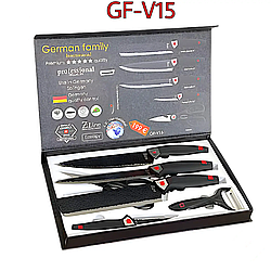 Набір професійних кухонних ножів German Family GF-V15