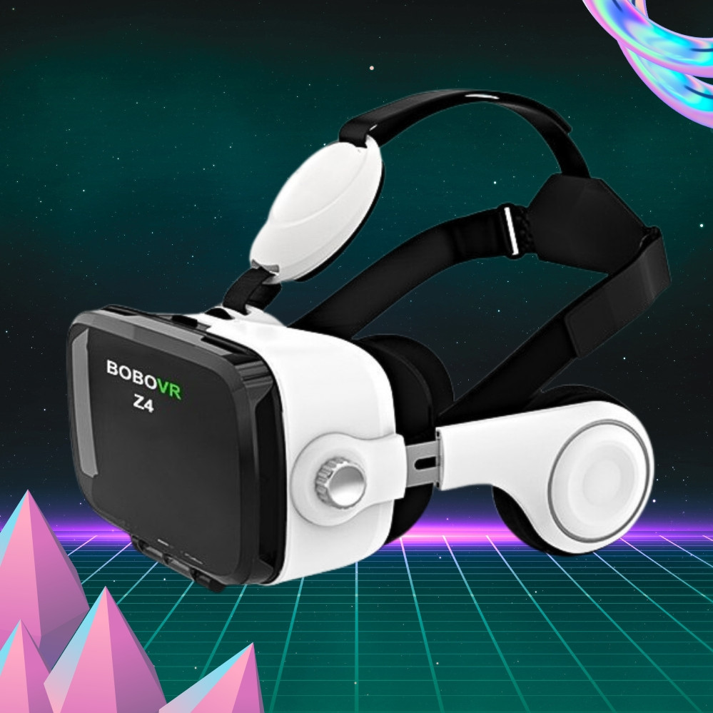Окуляри віртуальної реальності для телефону BOBOVR Z4 Розумна гарнітура 3D перегляду з навушниками, фото 1