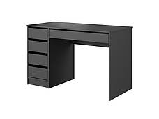 Стіл туалетний письмовий Perfect Home Ада / Ada 5S/120 з 5 шухлядами Антрацит (PFH-091308), фото 5