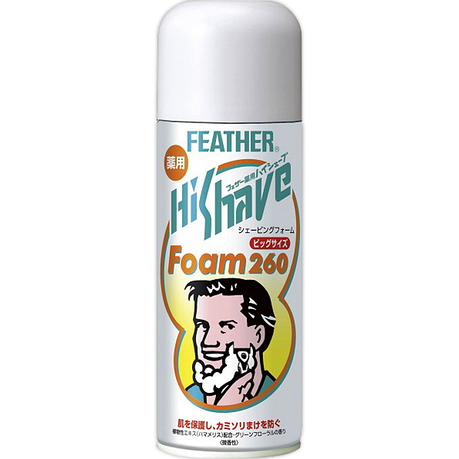 Піна для гоління екстракт гамамелісу з лікувальним ефектом Feather "HiShave" 260 р (833064), фото 1