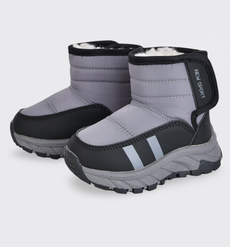 Чоботи дитячі дутики для хлопчика сірі  (T711-1-2), фото 1