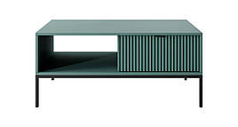 Стіл журнальний Perfect Home Нова / Nova з 2 шухлядами та чорними ніжками L104 Лабрадор (PFH-091503)